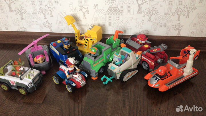 Игрушки щенячий патруль машинки с собаками