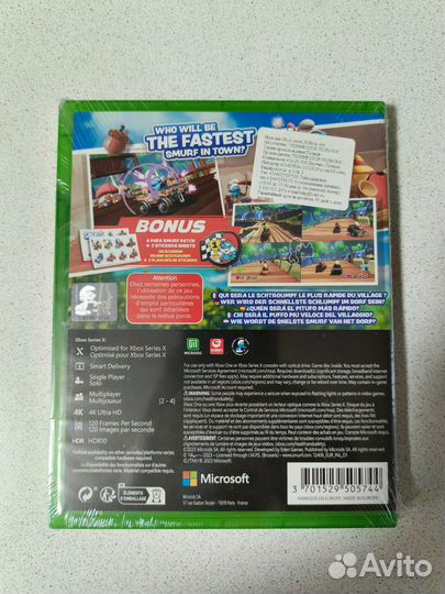 Smurfs kart для Xbox one, Series X новая