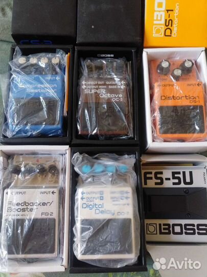 Гитарные педали boss
