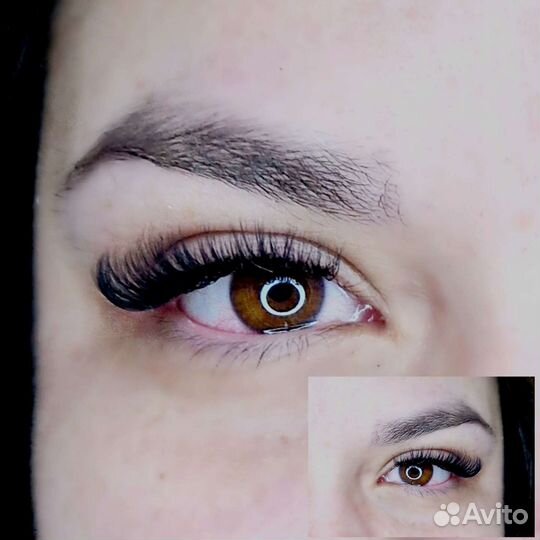 Наращивание ресниц/Долговременная укладка бровей