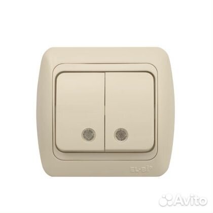 Розетки, выключатели El-bi Турция, сосна, вишня