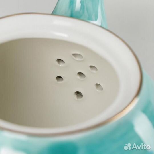 Чайник фарфоровый заварочный Доляна «Млечный путь»