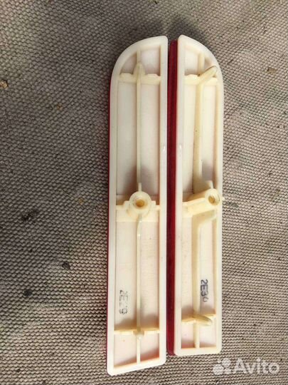 Катафоты заднего бампера лансер 10