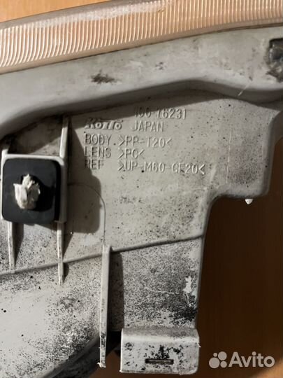 Фара toyota sprinter 110 правая