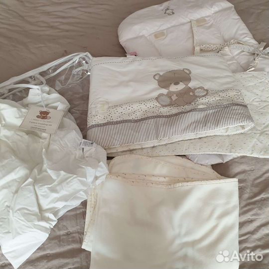 Комплект постельного белья mothercare бортики