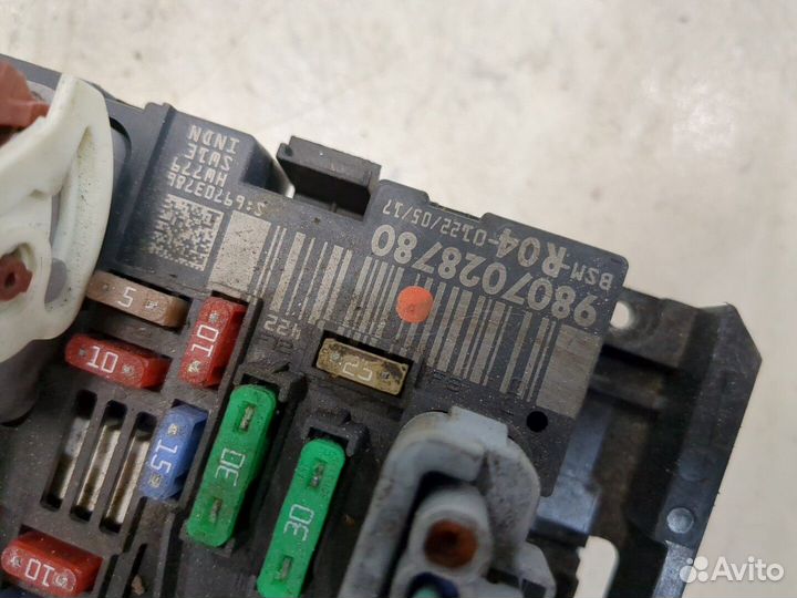 BSM Блок предохранителей Peugeot Partner 2015, 2018