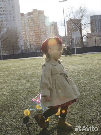 Тренч для девочки zara