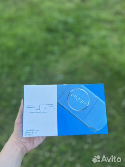 Sony Psp 3008 Vibrant Blue (Прошита + коробка)