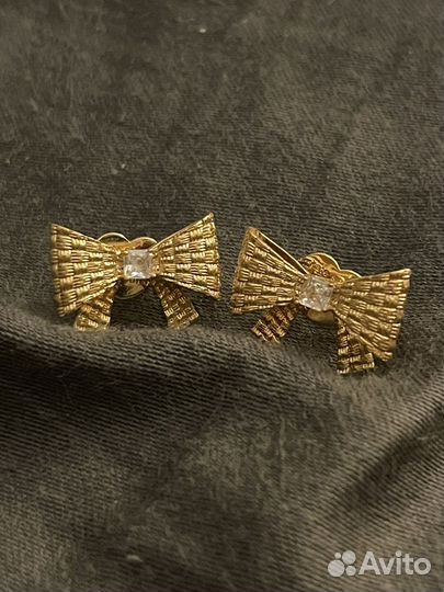 Серьги kate spade бантик