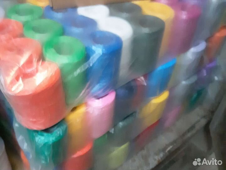 Нитки для вязания мочалок