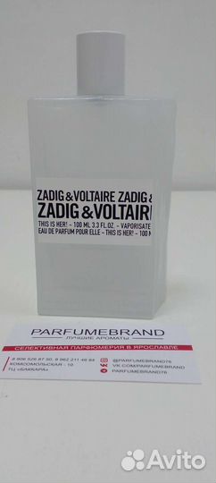 Zadig voltaire this is her остаток 40мл