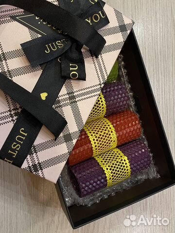 Свечи из вощины ручной работы