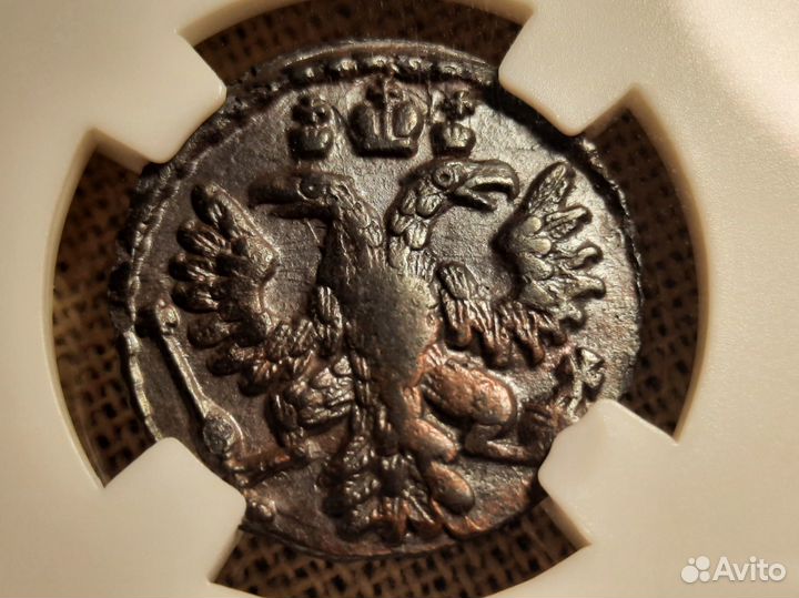 3 копейки 1882 спб. Полушка 1736 года