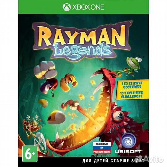 Rayman legends xbox ONE рус. б/у