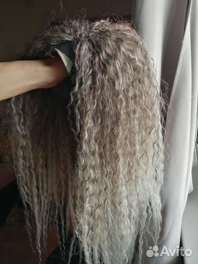 Парик на ободке ручная работа
