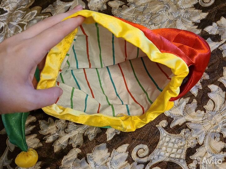 Костюм новогодний петрушка, скоморох 92-98 размер