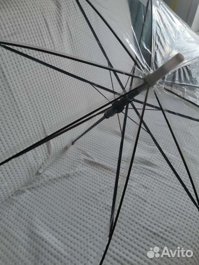 Прозрачный зонт небольшой (детский). Новый