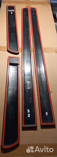 Молдинги дверей mitsubishi outlander xl 06-12