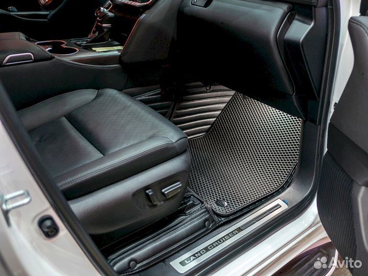 3D коврики из экокожи Toyota Camry