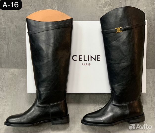 Сапоги трубы женские Celine