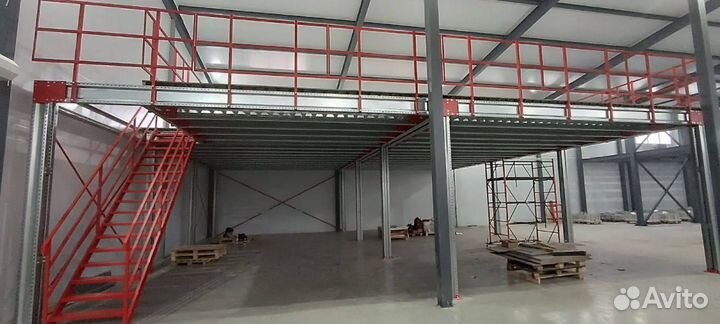 Стеллажи мезонин