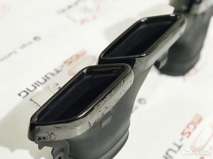 Насадки на выхлоп Mercedes E-class w213 E63 Black