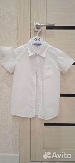 Рубашка школьная для мальчика разм 122