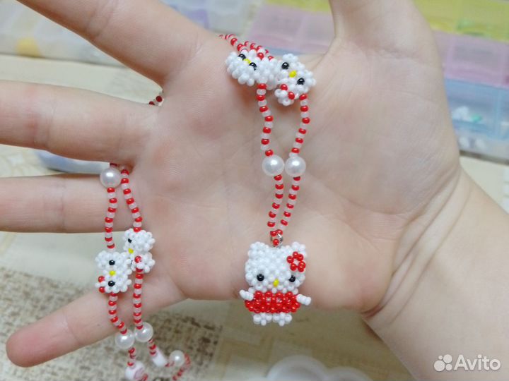 Подвеска из бисера