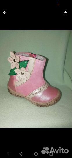 Сапожки демисезонные размер 20 - 22