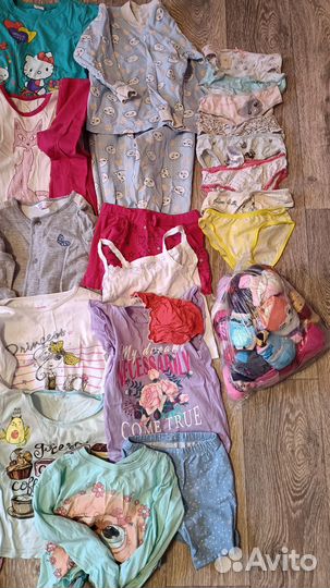 Гигантский пакет вещей для девочки от 2 до 4 лет