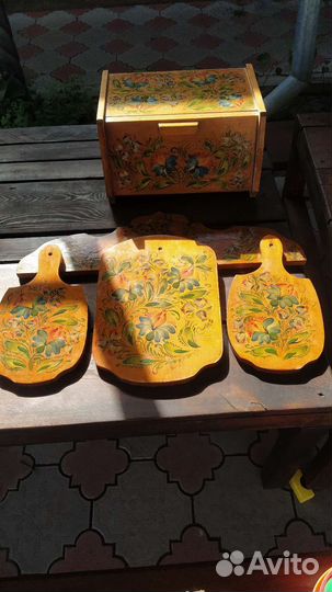 Кухонный настенный деревянный набор