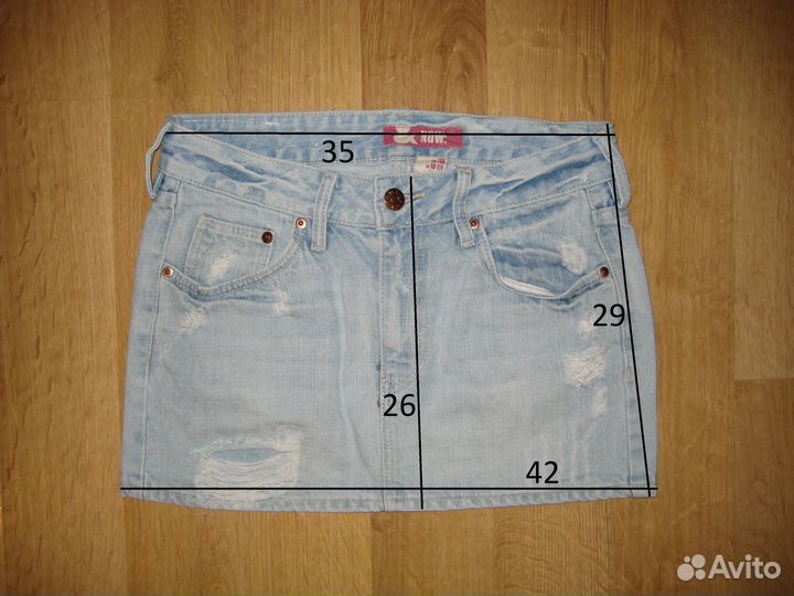 Джинсовая юбка H&M