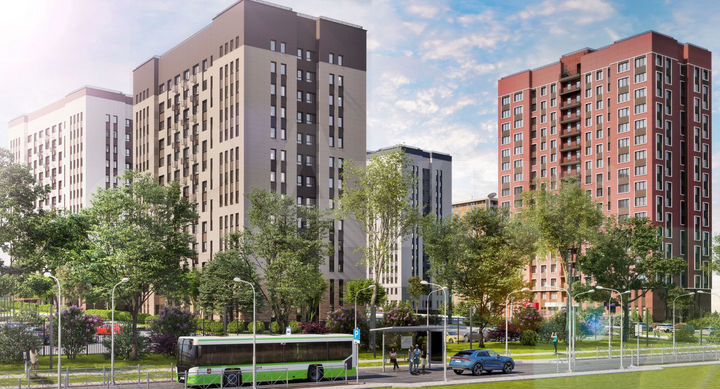 2-к. квартира, 58,8 м², 12/17 эт.