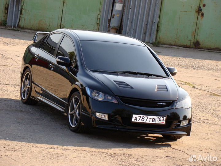 Пороги Mugen Style Honda Civic 4D
