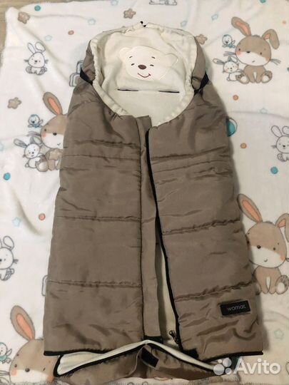 Теплый конверт в коляску, санки