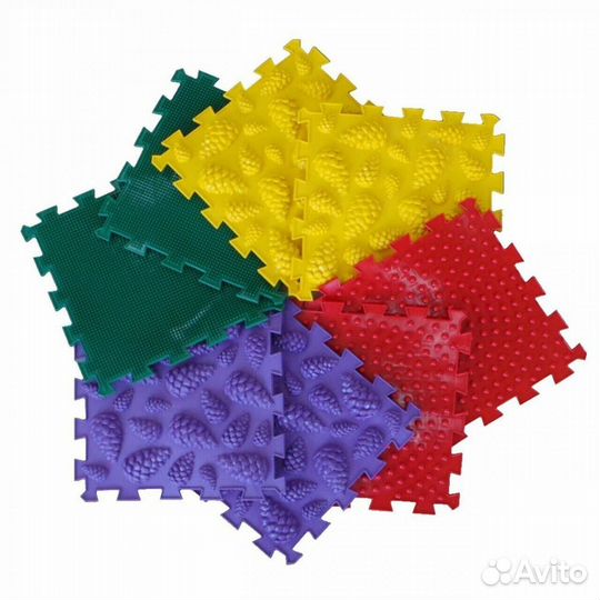 Коврик массажный ортопедический «орто пазл», Микс