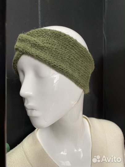 Повязка на голову вязаная
