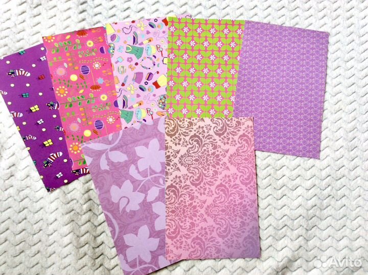 Бумага для Скрапбукинг 53 расцветки Цена за все
