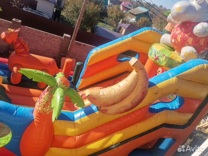 Детский надувной батут бу