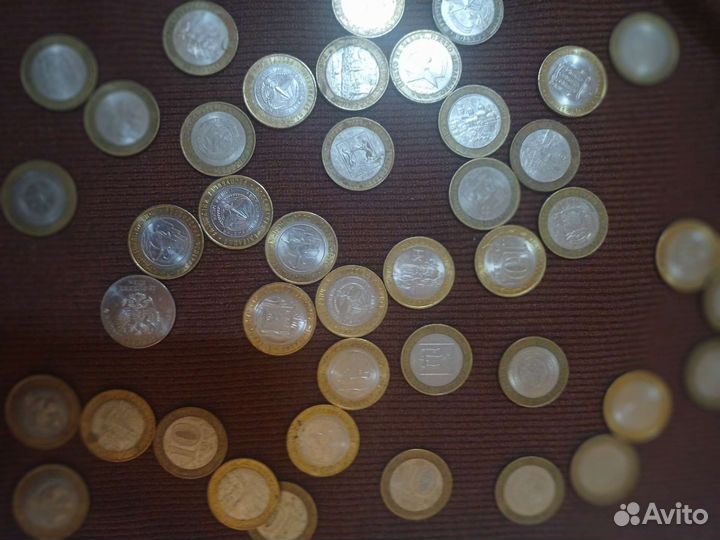 Памятные десятирублевые монеты россии