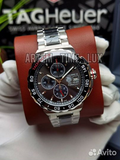 Тяжелые мужские часы Carrera Tag Heuer formula 1