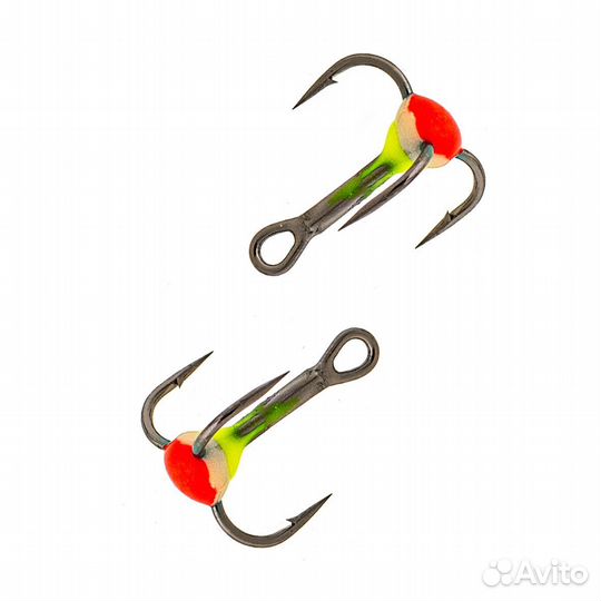 Крючки тройники с фосфорными напайками