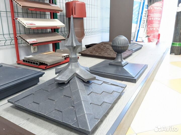 Колпаки на забор