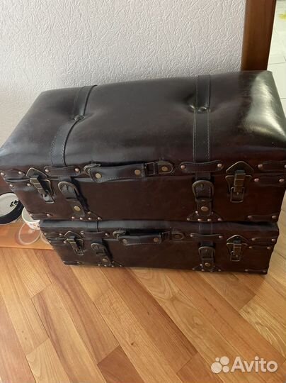 Сундук тумба из экокожи