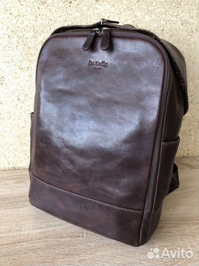 Рюкзак из натуральной кожи Dr.Koffer