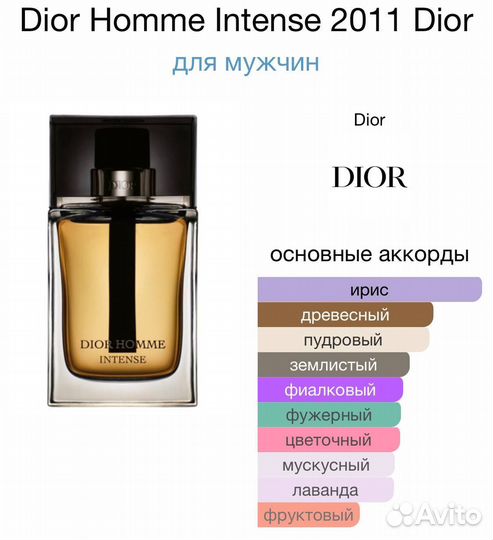 Dior Homme Intense 100 мл