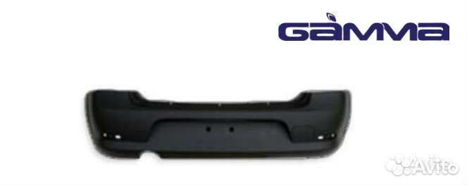 Бампер для а/м Renault Logan 10-14- задний