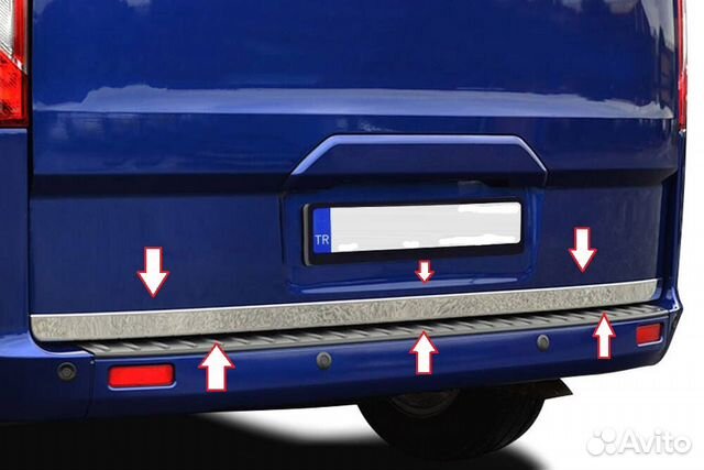 Накладка на кромку багажника Ford Tourneo Custom