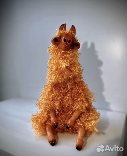 Лама,игрушка ручной работы