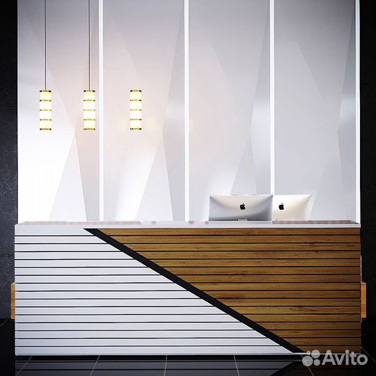 Ресепшн для Салона красоты, Стойки ресепшн